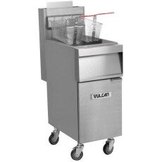 35 lb Commercial Fryer 90,000 BTU NG/LP Vulcan 1GR35M-V