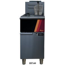 40 lb Commercial Fryer 90,000 BTU NG/LP EFI HFS40-N-V