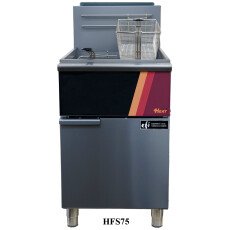 80 lb Commercial Fryer 150,000 BTU NG/LP EFI HFS75-N-V
