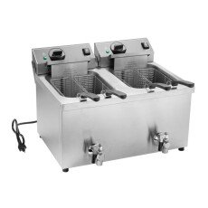 15 lb Commercial Electric Double-Well Countertop Fryer 208–240V Vollrath CF4-3600DUAL-C-V