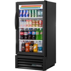 23.50" Glass Door Countertop Refrigerator Merchandiser True GDM-08-HC-TSL01-V