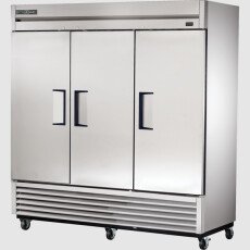 78" Solid Door Reach-In Freezer True T-72F-HC-V