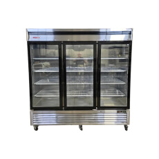 Restored Like New Cardinal CSSR3G Upright Merchandiser Cooler - 3 Glass Door - 81 Inch