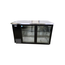 Restored Like New True TBB-2G-HC-LD Back Bar Cooler - 2 Glass Door - 59 Inch