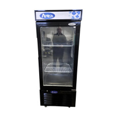 Restored Like New Atosa MCF8726GR Upright Merchandiser Cooler - 1 Glass Door - 24 inch