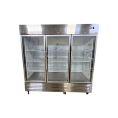 Restored Like New Chef ST3080 Freezer - 3 Glass Door - 83 Inch