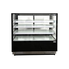 Restored Like New EFI CGSM-6057  Display Case - Square Glass - 59 inch
