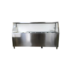 Restored Like New Turbo-Range WF-2250-6P Electric Hot Table - 6 Wells and Glass