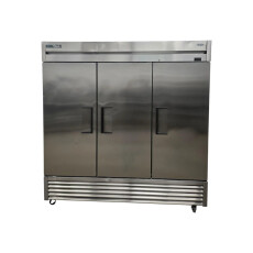 Restored Like New True T-72-HC Upright Refrigerator - 3 Solid Door - 78 Inch