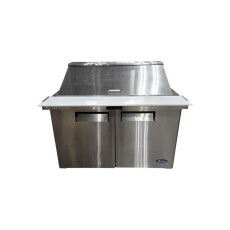 Restored Like New Atosa MSF8306GR Megatop Refrigerated Prep Table - 2 Solid Door - 48 Inch
