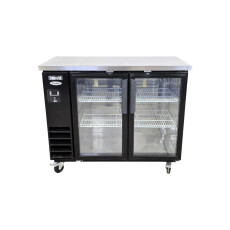 Restored Like New Celcold CBB48G  Back Bar Cooler - 2 Glass Door - 49 Inch