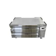 Restored Like New Glacier GCB-48 Refrigerated Chef Base - 2 Drawer - 48 inch