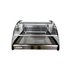 Restored Like New Omcan RS-CN-0118 Curved Glass Countertop Refrigerated Display - 27 Inch