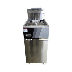 Restored Like New EFI RCTFS-40-NG 40 Lb Floor Fryer - Nat Gas - Never Used