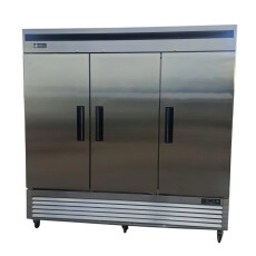 Restored Like New EFI C3-82VC Refrigerator - 3 Solid Door - 82''
