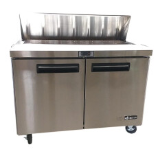 Restored Like New EFI CSDR2-48VC Refrigerated Prep Table - 2 Door - 48''