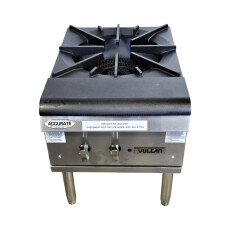 Restored Like New Vulcan VSP100-1 Single Burner Natural Gas Stock Pot Range - Never Used