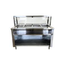 Restored Like New Nella STM58 PSE Electric Single Tank Steam Table - 58 Inch