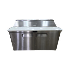 Restored Like New Atosa MSF8303GR Refrigerated Prep Table - 2 Solid Door - 60 Inch