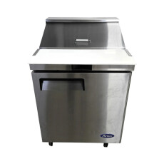 Restored Like New Atosa MSF8301GR Refrigerated Prep Table - 1 Solid Door - 27 Inch