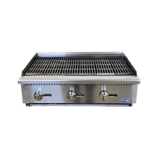 Restored Like New Atosa Cookrite ATCB-36 Natural Gas - Rock Charbroiler - 36 Inch