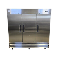 Restored Like New Ancaster ND-CFD-3FF-E-HC Upright Freezer - 3 Solid Door - 81 Inch