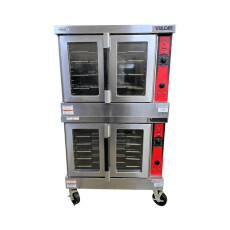 Restored Like New Vulcan VC4GD-11D350K Double Deck Convection Oven - Nat Gas