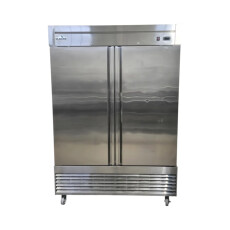 Restored Like New Glacier GR-2 Upright Refrigerator - 2 Solid Door - 55 Inch