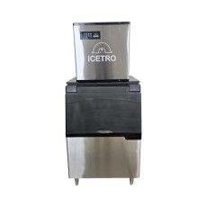 Restored Like New Icetro IM-0350-AC-22/ IB-033 Ice Machine with Bin