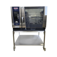 Restored Like New Rational LM100CE AXXXXX Electric Combi Oven with Stand - 6 Pan
