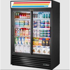 54" Glass Door Slide Door Refrigerator Merchandiser True GDM-47-HC-LD-V