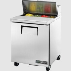 27" 1 Door Sandwich/Salad Prep Refrigerator True TSSU-27-08-HC-V