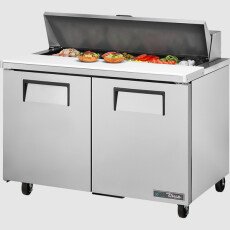 48" 2 Door Sandwich/Salad Prep Refrigerator True TSSU-48-12-HC-V
