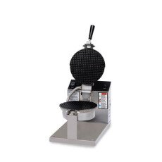 10-1/4" Giant Waffle Cone Baker with Non-stick Coating and Electronic Control Gauge Gold Medal 5020ET