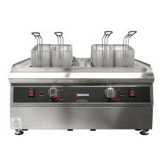 Double Tank Electric Pasta Cooker – Two 9L Capacity 240V Omcan 41883