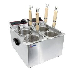 Countertop Electric Pasta Cooker – 4L x 2 Capacity 120V Omcan 43558