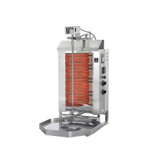50 kg Electric Doner Kebab Machine – 3-Burner Vertical Broiler 208V POTIS E3 Omcan 49063