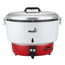 110 Cup (55 Cups Raw) Natural Gas Rice Cooker/Warmer, 24,400 BTU Omcan 48761