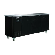 90" Commercial 3 Solid Door Back Bar Refrigerator American Chef BB3-90