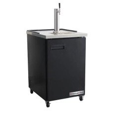 30" Single Door Beer Dispenser Refrigerator with Single Tap Tower American Chef BBDD1-30B