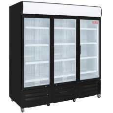 78″ 3 Glass Door Freezer New Air NGF-182-H