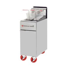 50 lb Gas Fryer 120,000 BTU NG/LP American Range AF-50