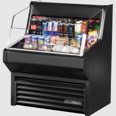 36″ Horizontal Air Curtain Refrigerated Merchandiser True THAC-36-HC-LD-V