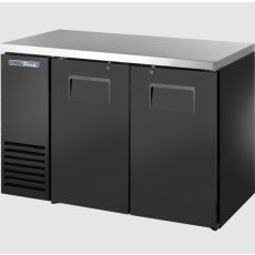 48" 2 Door Back Bar Refrigerator True TBB24-48-2S-Z1-SFT-B-1-V