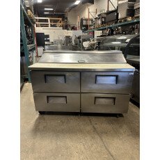 Used 60" Drawered Sandwich/Salad Prep Refrigerator True TSSU-60-16D-4-HC-CL
