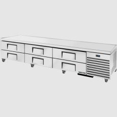 110" Refrigerated Chef Base True TRCB-110-HC-V