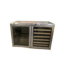 Used 48" Built-in Refrigerator/Wine Cabinet Perlick H2RW-6CL