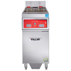 Commercial 50lb ER Series Freestanding Electric Deep Fryer 208V 3 Phase Power 1ER50CF