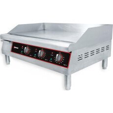 30″ Countertop Stainless Steel Electric Griddle 220V Omcan 43214
