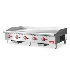 60" Griddle Manual Control Stainless Steel Commercial Countertop Omcan 47366